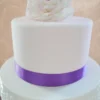 Breites Satinband Violett 25mm x 3m