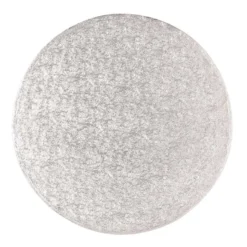 Cake Board 11“ 27,5cm Rund Silber- 1cm dick