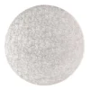 Cake Board 10“ 25cm Rund Silber- 1cm dick