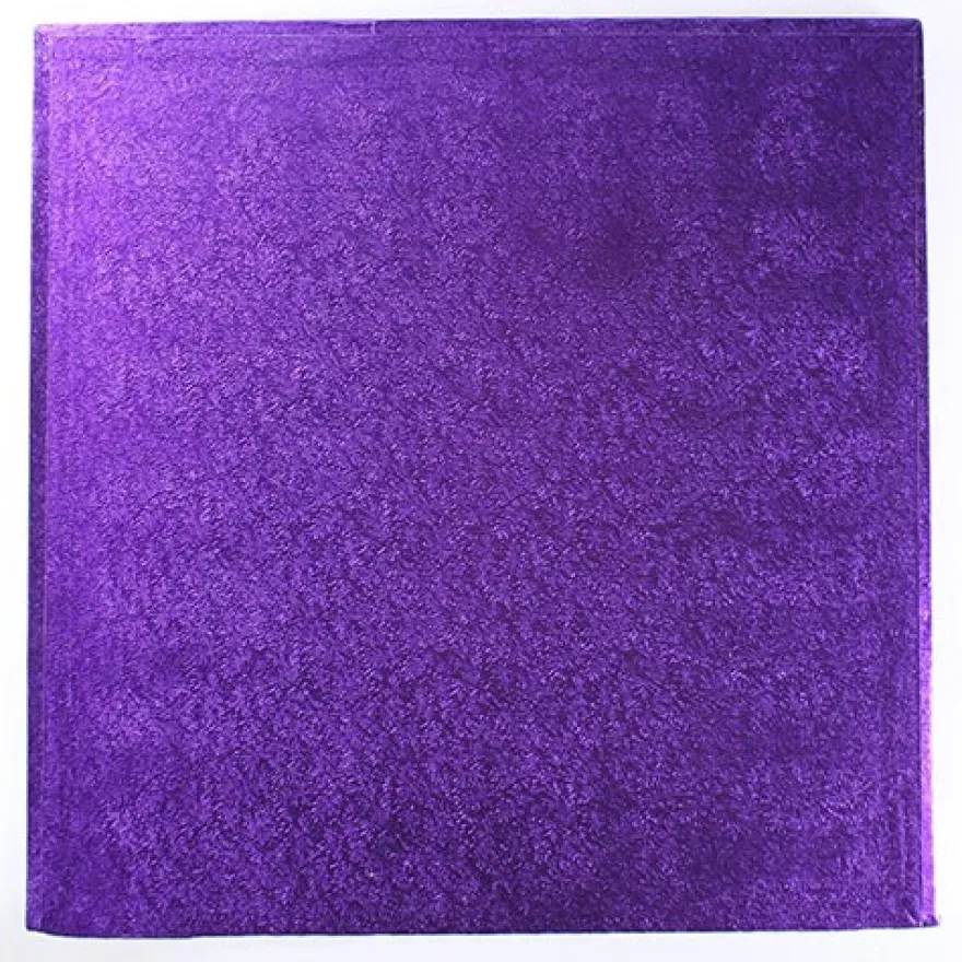 Cake Board Quadrat 30cm - Lila