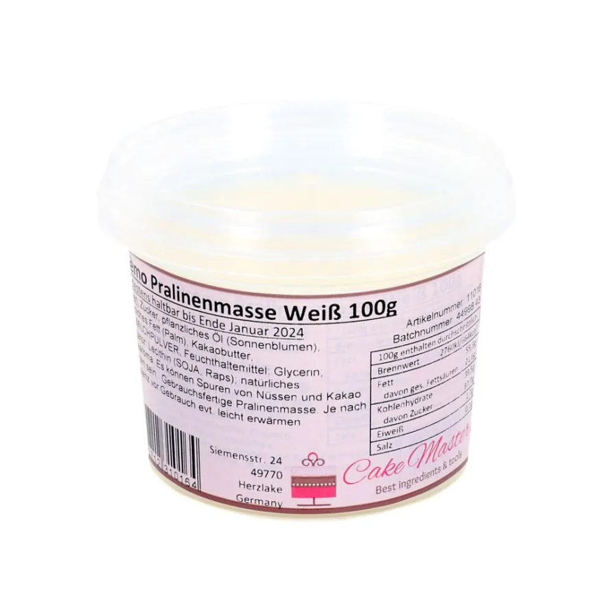 Cake-Masters Prèmo Pralinenmasse Weiß 100g