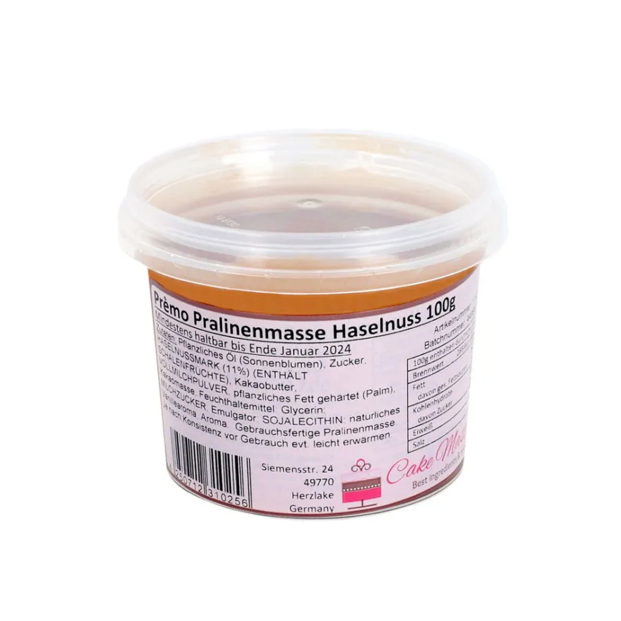 Cake-Masters Prèmo Pralinenmasse Haselnuss 100g