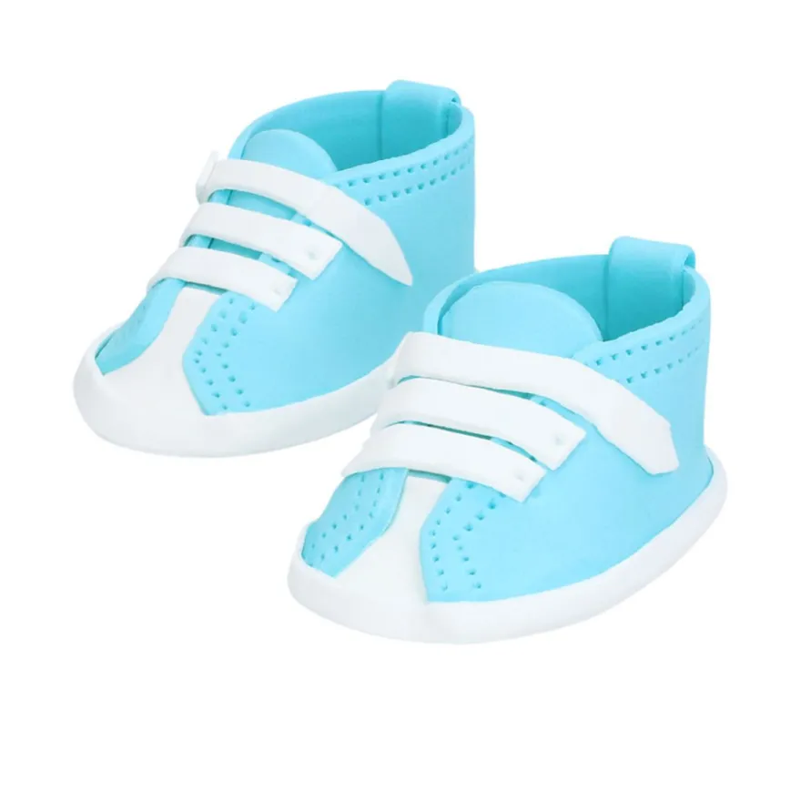 Cake Topper Babyschuh - Blau 1 Paar