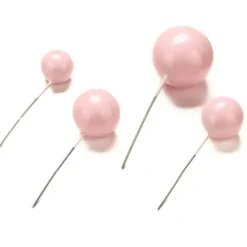 Cake Topper Bubbles Einstecker Rosa 4 Stück
