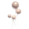 Cake Topper Bubbles Einstecker Pearlgold 4 Stück