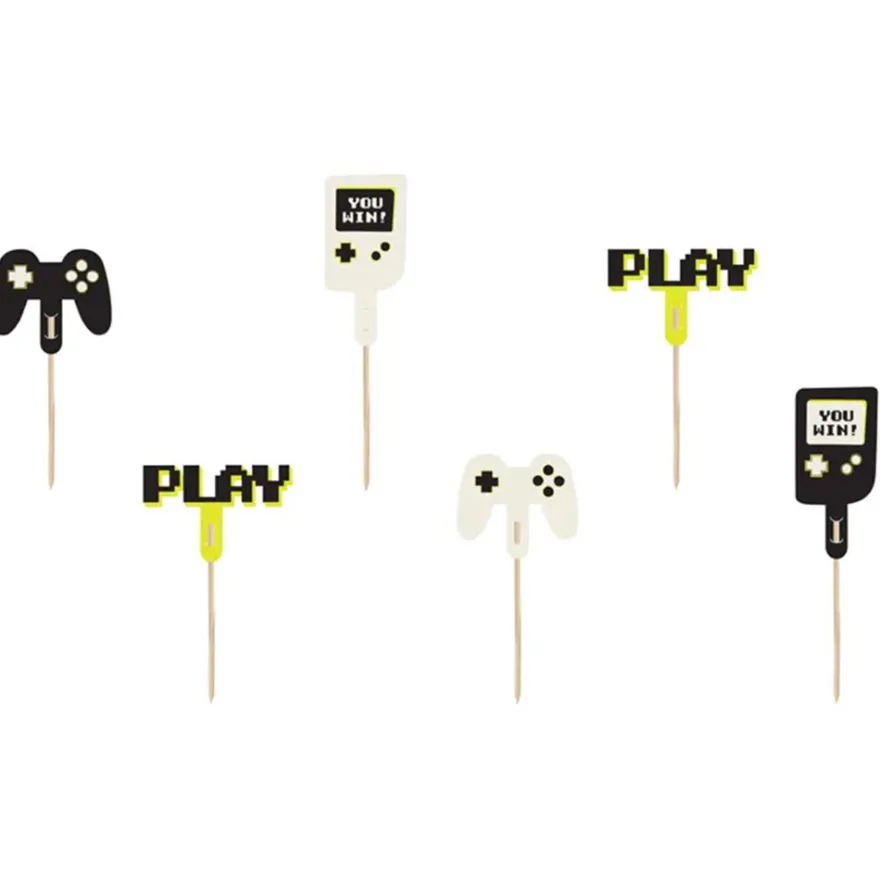 Cake Topper Gamer - Gaming 6 teilig