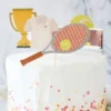 Cake Topper Tennis - Tennisball, Schläger, Pokal, Netz