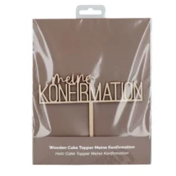 CM Cake Topper Holz - Meine Konfirmation