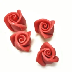 CM Marzipanrosen Small rot - 4 Stück