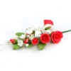 CM Zuckerblumen Bouquet Lilie und Rose - Lily and red Rose
