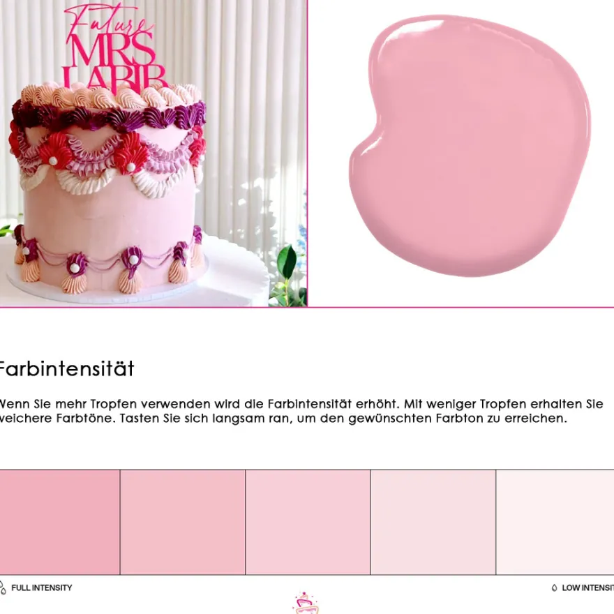 Colour Mill fettlösliche Lebensmittelfarbe - Rose 20ml