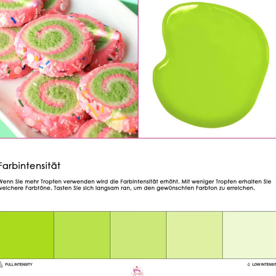 Colour Mill fettlösliche Lebensmittelfarbe - Lime 20ml