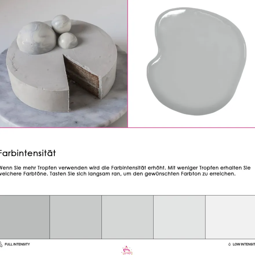 Colour Mill fettlösliche Lebensmittelfarbe - Concrete 20ml