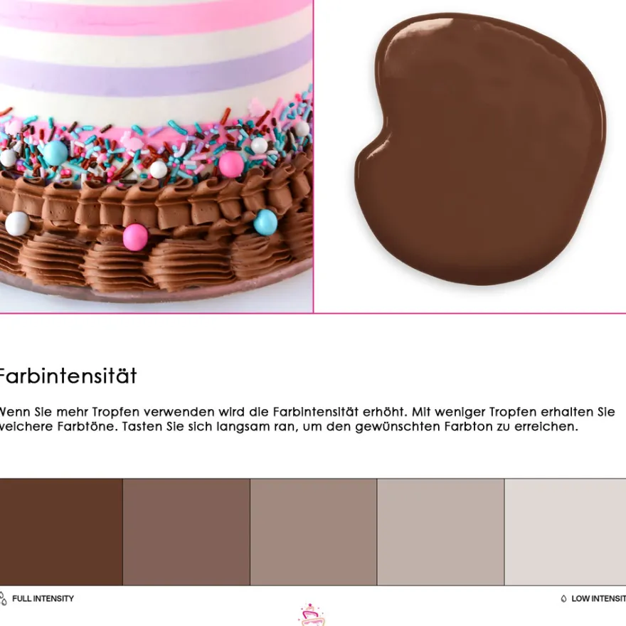 Colour Mill fettlösliche Lebensmittelfarbe - Chocolate 20ml