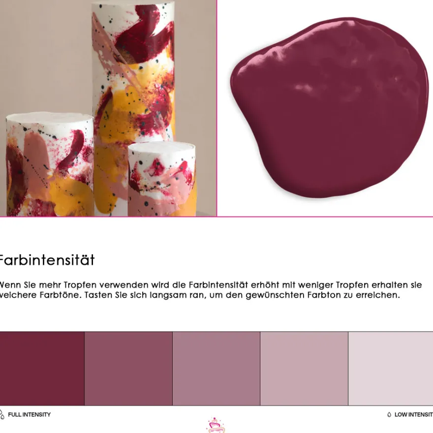 Colour Mill fettlösliche Lebensmittelfarbe - Burgundy 20ml