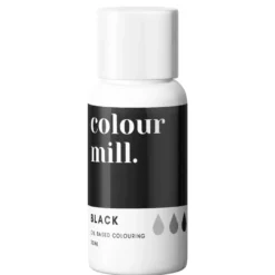 Colour Mill fettlösliche Lebensmittelfarbe - Black 20ml