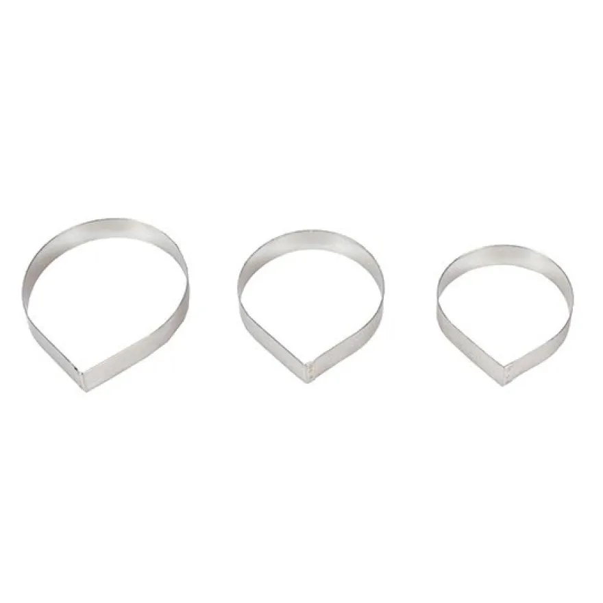 Culpitt Ausstecher Garden Rose 3 teilig