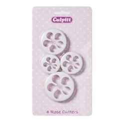 Culpitt Ausstecher Rose 4 teilig