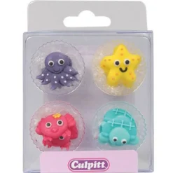 Culpitt Zuckerdeko Meerestiere 12 Stück