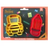 Decora Ausstecher Einschulung - Schulbus & Bleistift