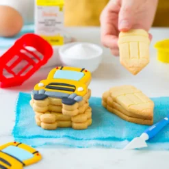 Decora Ausstecher Einschulung - Schulbus & Bleistift