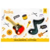 Decora Ausstecher Musik - Note & Gitarre 2 teilig