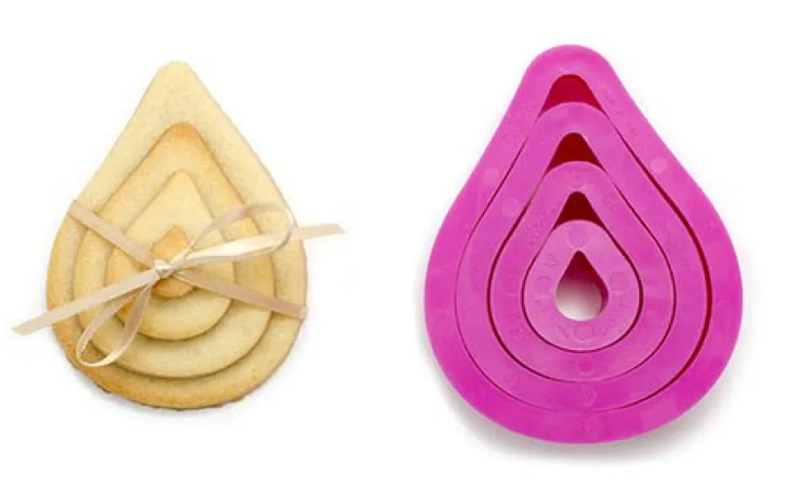 Decora Ausstecher Set - Tropfen