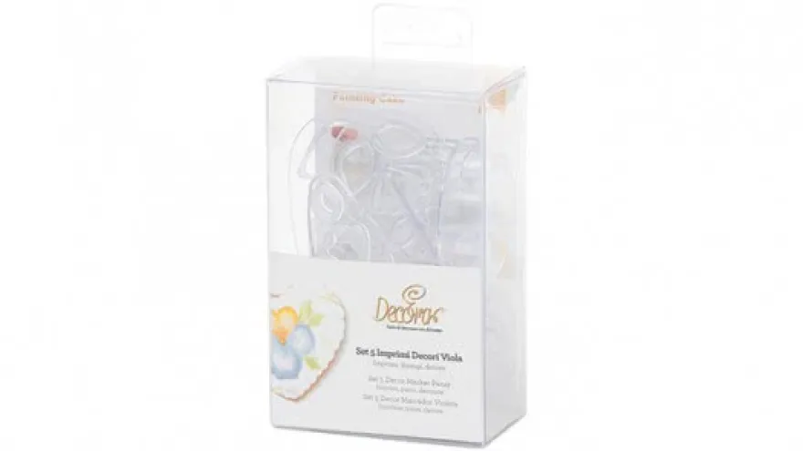 Decora Ausstecher Set - Veilchen 5 teilig