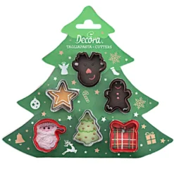 Decora Ausstecher Set Weihnachtsschmuck Mini 6teilig