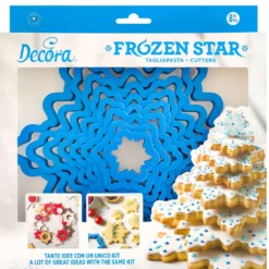 Decora Ausstecher Stapelbaum - Frozen Star 8teilig