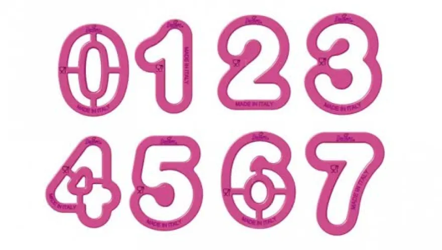 Decora Ausstecher Zahlen 9 Teilig