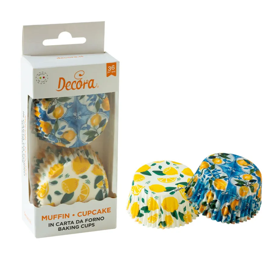 Decora Cupcake Papierbackförmchen Amalfi 36 Stück