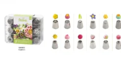 Decora 3D Blumentüllenset 12 Stück No.3