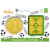 Decora Kunststoff Ausstecher - Fussballfeld & Ball 2tlg