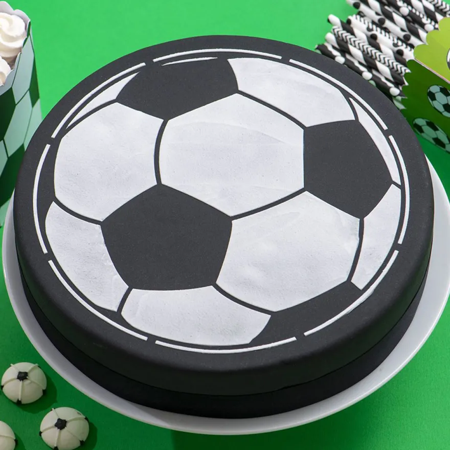 Decora Schablone Fußball 25cm