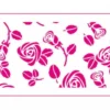Decora Schablone Rose 15 x 30cm