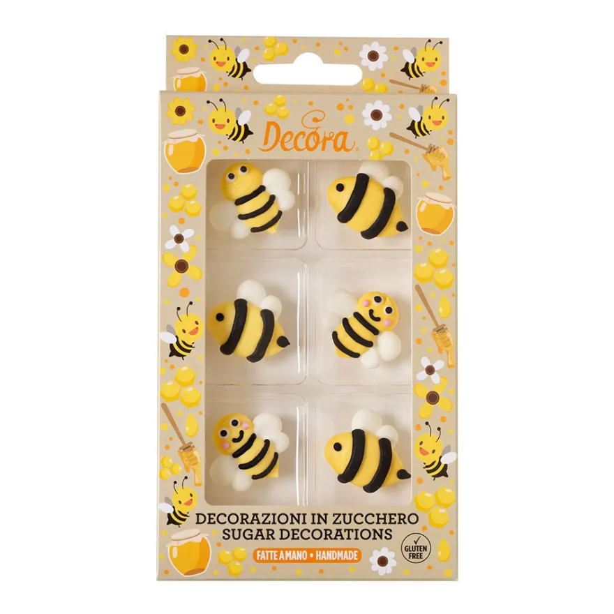 Decora Zuckerdeko Bienen 6 Stück