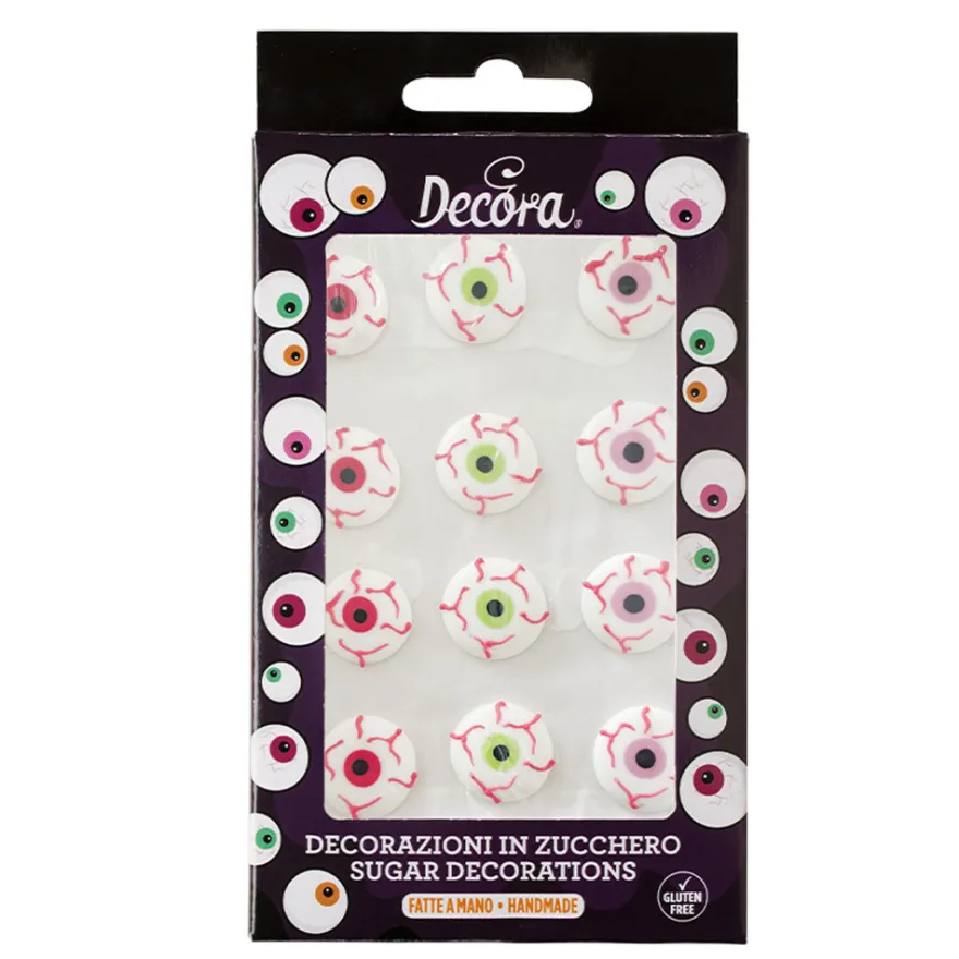 Decora Zuckerdekoration Halloween - Gruselige Augen