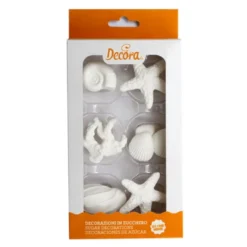 Decora Zuckerdekoration Muscheln 9 stück