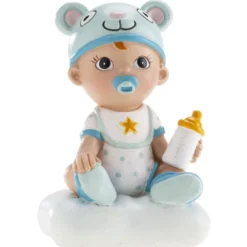 Dekorative Tortenfigur Baby mit Schnuller - Junge