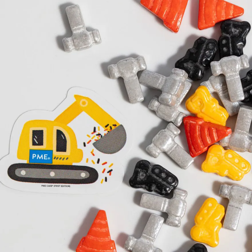 3D Sprinkle Charms von PME - Baustelle 25g