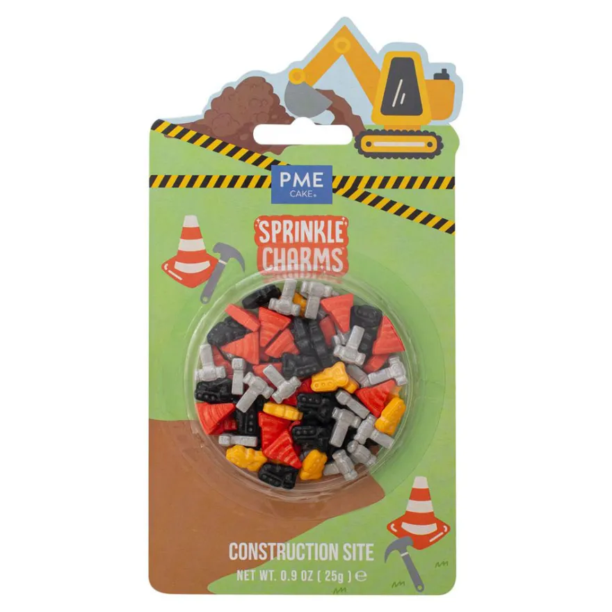 3D Sprinkle Charms von PME - Baustelle 25g