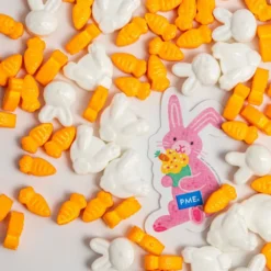 3D Sprinkle Charms von PME - Hasen & Karotte 25g