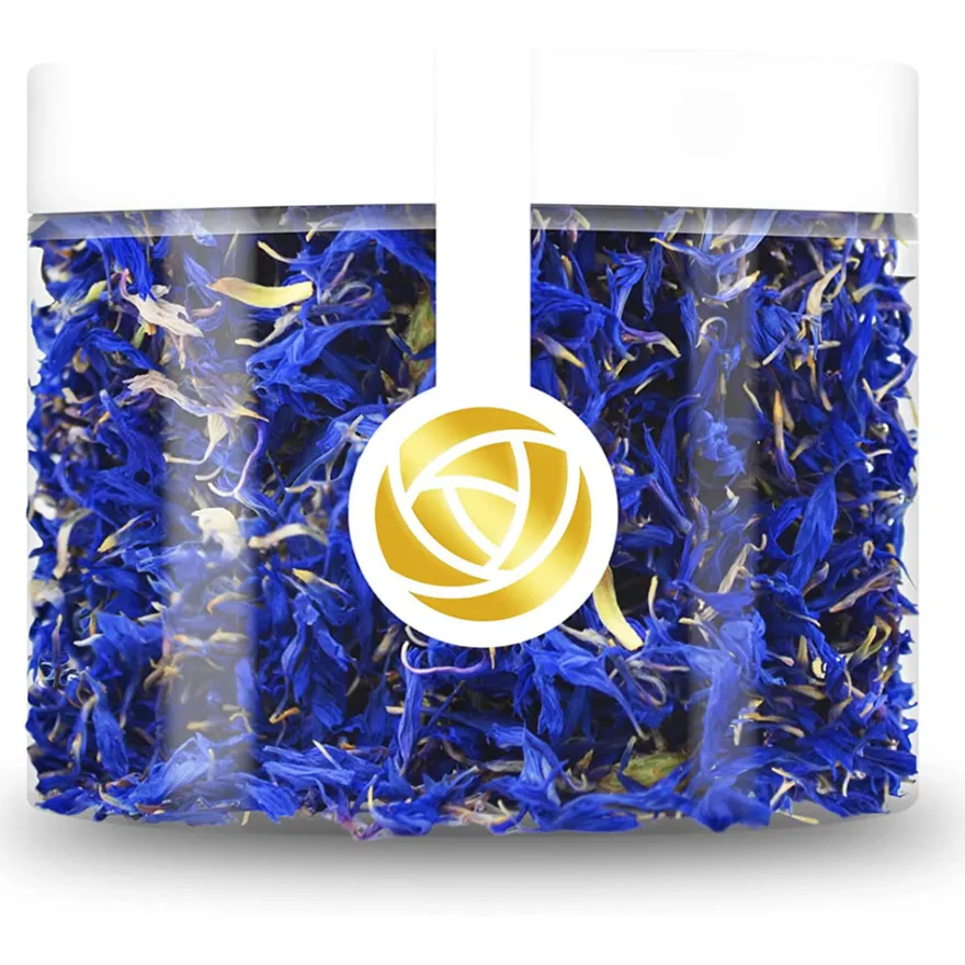 Essbare Blumen - getrocknete Kornblumenblüten Blau 6g