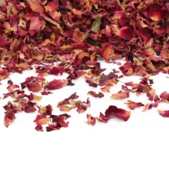 Essbare Rosenblütenblätter weinrot, natur 8g