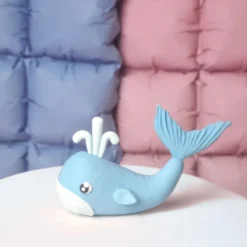 Figur aus Fondant - Blauer Wal