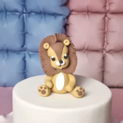 Figur aus Fondant - Löwe "Lio" mit Mähne