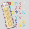 FMM Ausstecher Alphabet & Number - Funky