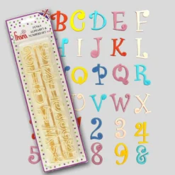 FMM Ausstecher Alphabet & Number - Funky