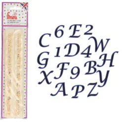 FMM Ausstecher Alphabet Tappits - Upper Case Script italic